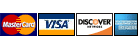 We Accept Major Credit Cards